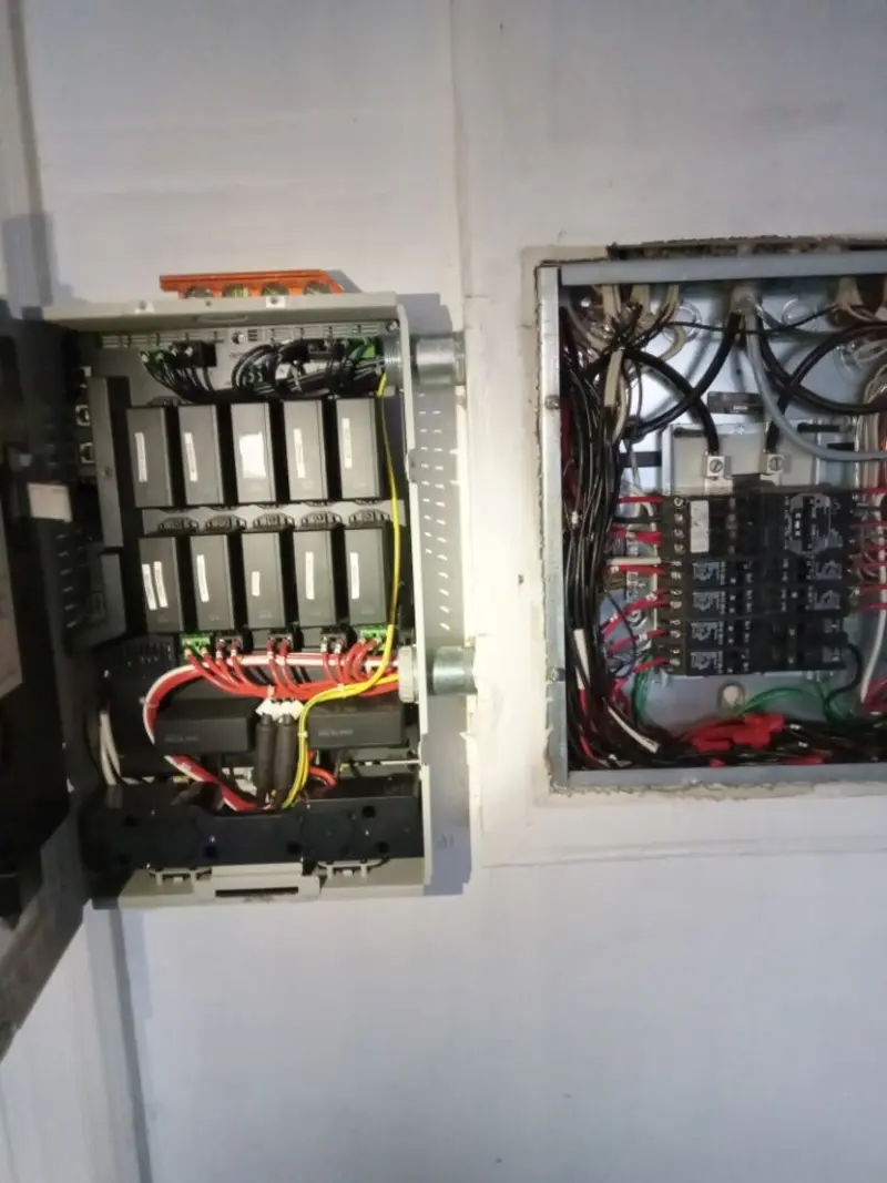Electrical panel upgrade completed for Security Camera Wiring in Lemon Grove